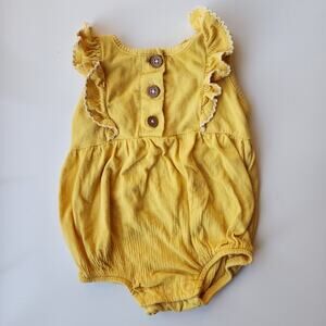 6-9 Months - Baby Clothes - Bubble Romper Yellow